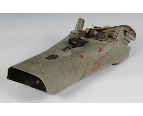 World War 2 (WWII) Guernsey German Occupation interest - A pair of German military flak battery rangefinder binoculars, model