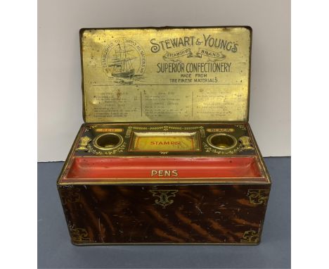 A group of twenty-five English early 20th century biscuit tins and other tin containers, brands including W & R Jacobs Ltd., 