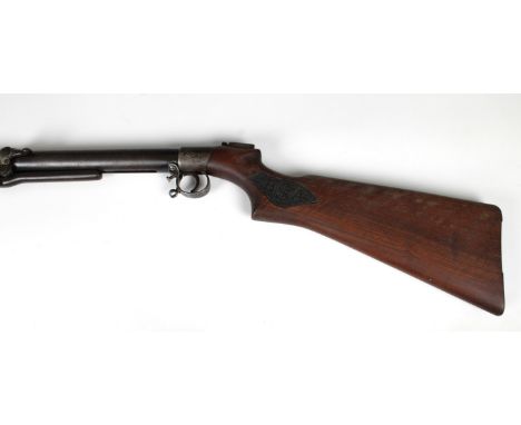A BSA .177 calibre under-lever 'Cadet Major' air rifle "Long Tom" serial number C2215, 1947/49, tap loading, hinged rear sigh