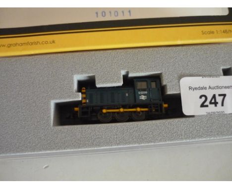 Graham Farish N gauge British Railway 060 Shunter, in original box 