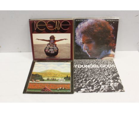 Folk related records to include Joan Baez, Bob Dylan also four LP's by The Youngblood's, etc. 