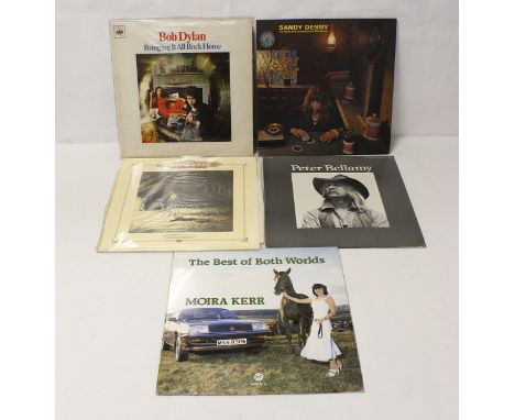 Folk related records to include Rab Noakes, Sandy Denny, 'The North Star Grassman' and Bob Dylan 'Bringing It All Back Home' 