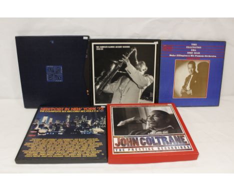 Jazz related boxed sets to include Miles Davis CD boxed set with booklet, John Coltrane 'The Prestige Recordings' 16 CD Boxed