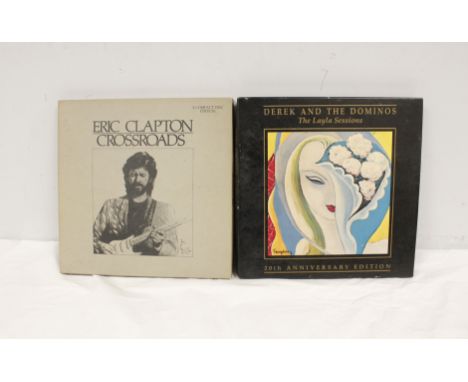 Two CD box sets Derek &amp; The Dominos and Eric Clapton Crossroads.&nbsp; 