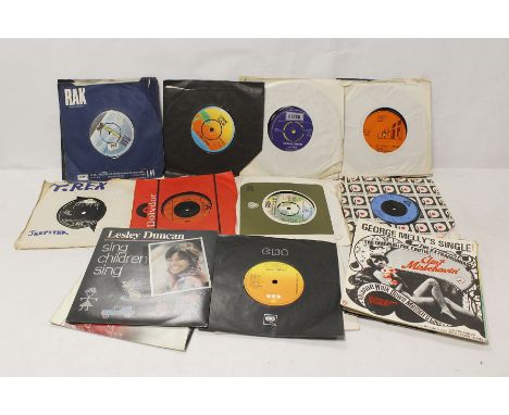 Collection of 70's mainly pop singles to include Marc Bolan, Rae Morgan, The Groundhogs, etc. 