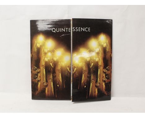 Quintessence LP on pink island on open out sleeve, UK first press. 