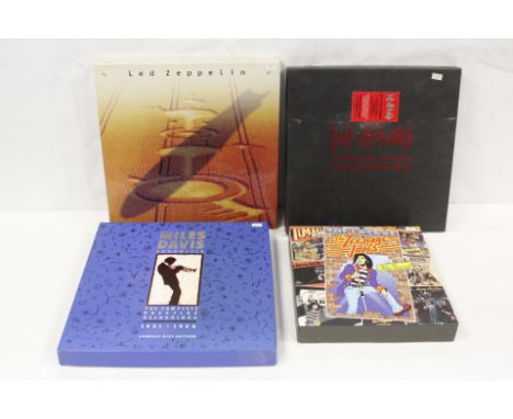 10 CD box set to include Alex Harvey, Led Zeppelin, Miles Davis etc, also Jerry Lee Lewis LP box set.