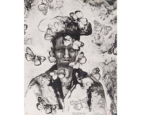 Christiaan Diedericks (South African 1965-) I HAVEN'T SAID ANYTHING ABOUT MY SOUL lithograph, signed, stamped, dated 1996, in