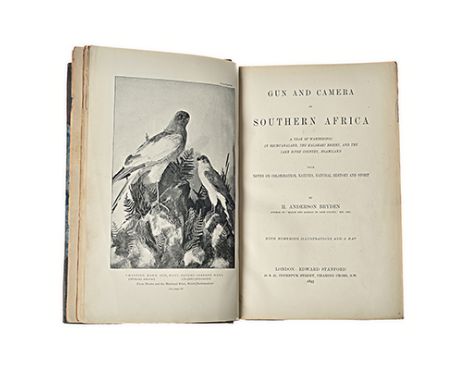 Bryden, H. Anderson GUN AND CAMERA IN SOUTHERN AFRICA London: Edward Stanford, 1893 First edition. A Year of Wanderings in Be