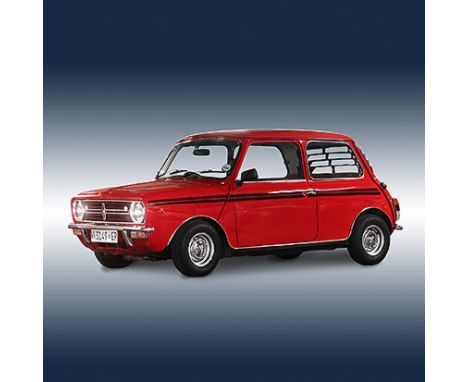 A 1980 MINI CLUBMAN Leyland 1275cc engine, body colour orange/red with fawn/tan interior, in excellent condition. A three own