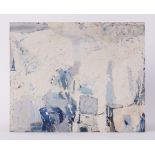 Unframed painting titled ' Sky Study' c.1950, oil on board, 37cm x 46cm