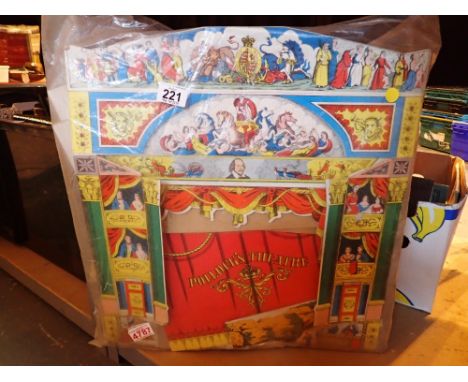 Pollocks cardboard puppet theatre 
