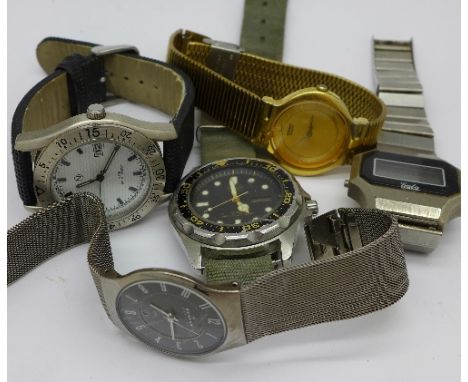 Wristwatches including Seiko, Skagen, Casio, etc.