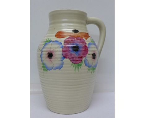 A large Clarice Cliff vase, 29.5cm