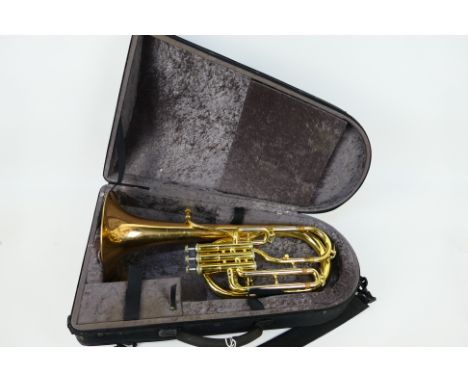 Antoine Courtois - Euphonium. A model #180R Eb Euphonium in soft case. The instrument has not been oiled in some time and wou