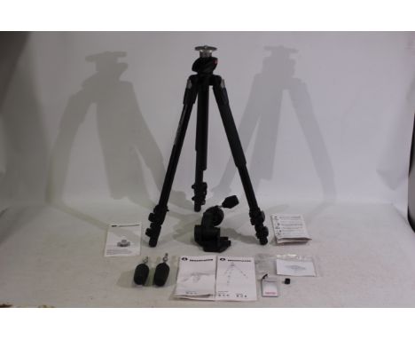 Photography - A Manfrotto 190XPROB tripod and a 804RC2 Basic Pan Tilt Head, both boxed. [2]