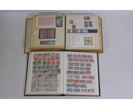 Philately - Two albums of UK stamps, QEII, To Pay labels and other. [2]