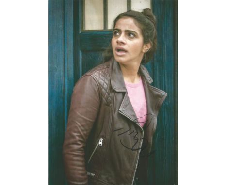 Mandip Gill signed 12x8 Dr Who colour photo. Mandip Kaur Gill (born 5 January 1988) is an English actress. Her first televisi
