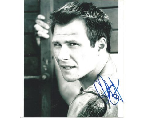 Christian Slater signed 10x8 black and white photo. Christian Michael Leonard Slater (born August 18, 1969) is an American ac