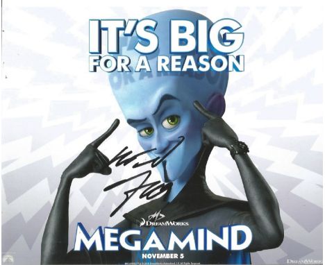 Will Ferrell signed Megamind 10x8 colour photo. John William Ferrell ( born July 16, 1967) is an American actor, comedian, pr
