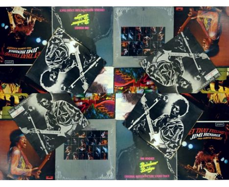 Twenty Three Vinyl Records by Jimi Hendrix
Includes 'Axis: Bold as Love' Track Label (612003), Three Bootlegs 'Live Experienc