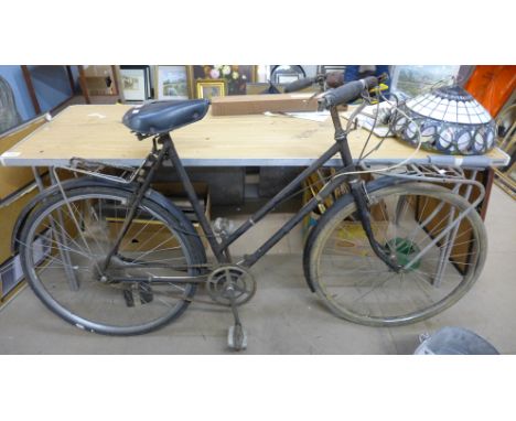A vintage lady's bicycle 