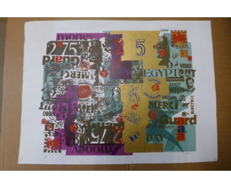 A signed Pamela Guille artists proof print, Five, unframed 