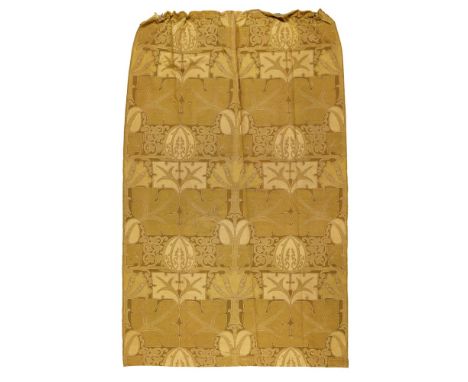 MANNER OF C.F.A. VOYSEY  ARTS & CRAFTS FABRIC PANEL, CIRCA 1900   woven wool and cotton, 200cm drop, 128cm wide; also a 'HONE