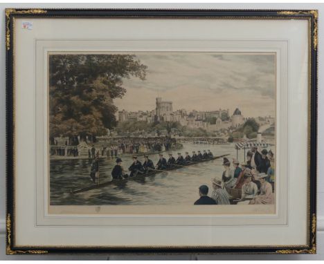 After Alexander Hamilton Wardlow (act.1870-1899), and Walter Alfred Cox (1862-c.1908), Eton - &nbsp;The 4th of June, Processi