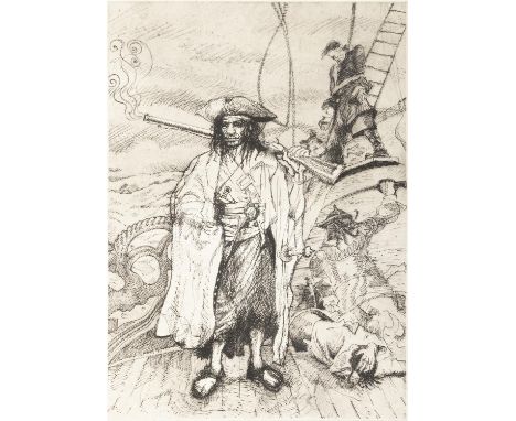 RONNIE WOOD (b.1947) Pirate Keith Etching, 64 x 49.5cm Artist's Proof 1/10 Signed (Unframed)