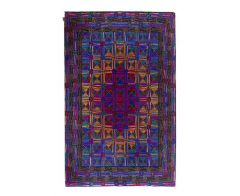 MISSONI A vintage Missoni rug by T&amp;J Vestor, with maker's label. 240 x 164cm