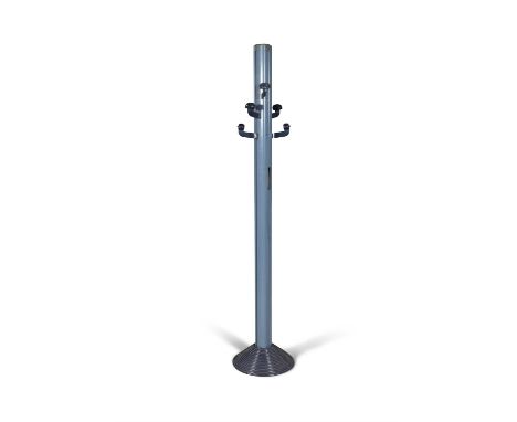 GIANCARLO PIRETTI (b.1940)  A modern blue Dilemma vintage coat stand and ladder rack by Giancarlo Piretti, for Castilia, c.19