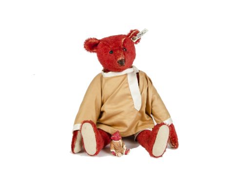 A Steiff Limited Edition Alfonzo Teddy Bear, in original box with certificate, 4481 of 5000, 1990 - 13in (33cm.) high, and mi