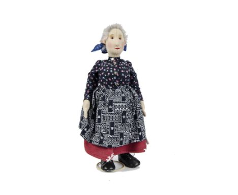 A Steiff Limited Edition Replica Peasant Lady, 1861 of 3000, in original box with certificate, 1987