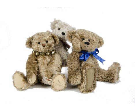 A Brackenwood Bears Stupidington Artist Teddy Bear, 1 of 5 - 18in. (46cm.) high; an Oldacres Bear; and a Barton Creek Gund Mr