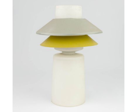 Raak, a tablelamp model D-2044. Made of glass and metal, ciraa 1960-1970. Condition: Generally in good condition. There is a 