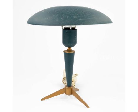 Louis Christian KALFF (1897-1976) 'Table lamp' made of metal for Philips. (32,5 x 29cm)