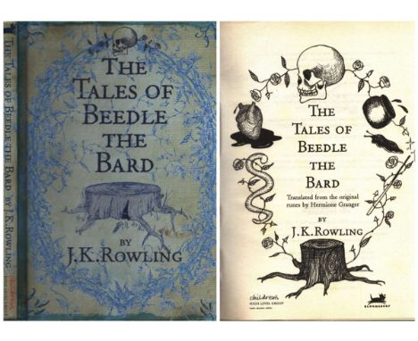 J.K. Rowling first edition hardback book titled The Tales of Beedle the Bard . Unsigned. Good condition. All autographs come 
