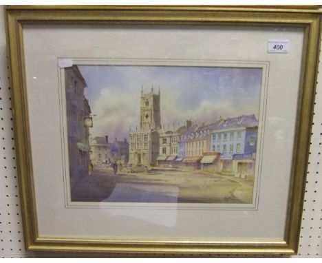 K W BURTON "Cirencester Gloucestershire", watercolour, signed lower right 