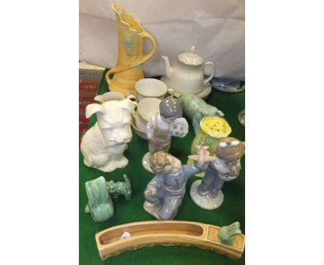 A collection of decorative ceramics and china wares to include a small collection of Royal Doulton "Berkshire" pattern table 