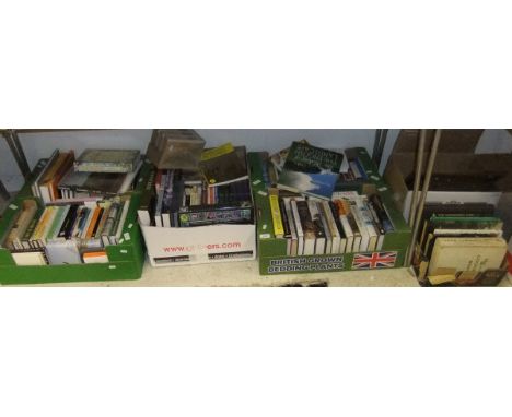 Six boxes of books to include titles on arachnids, bird-watching, history and art including "Constable", published by The Tat