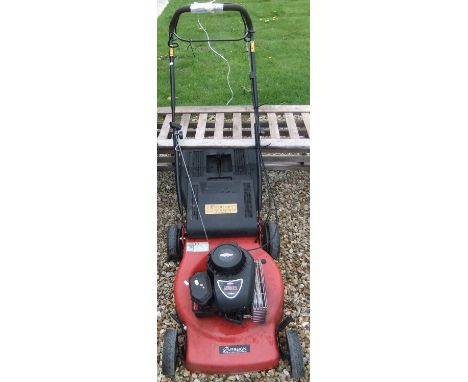 A Sovereign petrol lawn mower with Briggs & Stratton 450 series 148cc engine