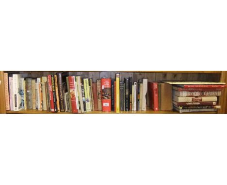 One shelf of books, mainly cookery titles, to include ALISTAIR LITTLE'S "Italian Kitchen", published by the Ebury Press, etc