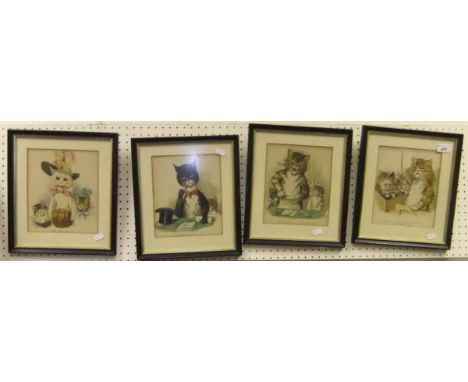 AFTER LOUIS WAIN "The pretty plaintiff", "The faceless defendant", "The eloquent counsel for the plaintiff" and "The usher an