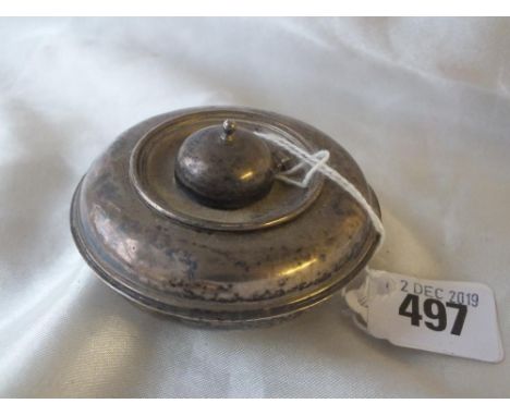 Circular spirit lamp, 2.5” dia. Lon 1840 by CF    