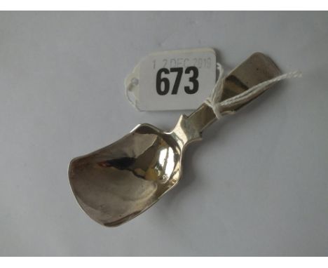 Exeter. Fiddle pattern caddy spoon, 1832 by WS    