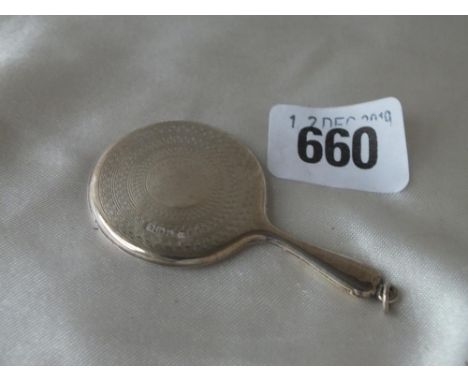 Handbag mirror, 2.5” long B’ham 1923     