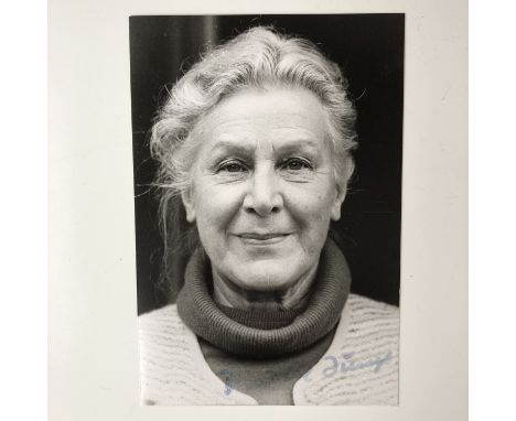 [Autograph] A late 20th Century signed portrait photograph of Gertraud "Traudl" Junge, Hitler's last private secretary 