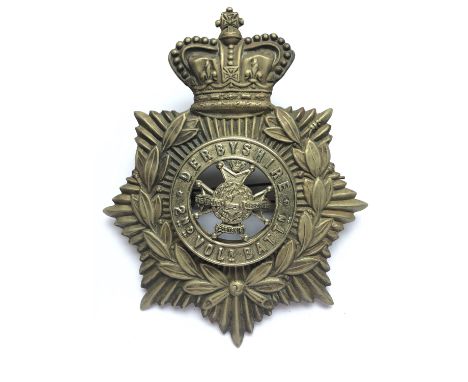 A Victorian Second Volunteer Battalion Sherwood Foresters helmet plate