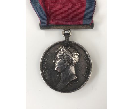 A Waterloo Medal to Lt Coll Thos Aird, Royal Waggon Train [Accompanying notes state Aird was bron at Maybole, Dumfriesshire i